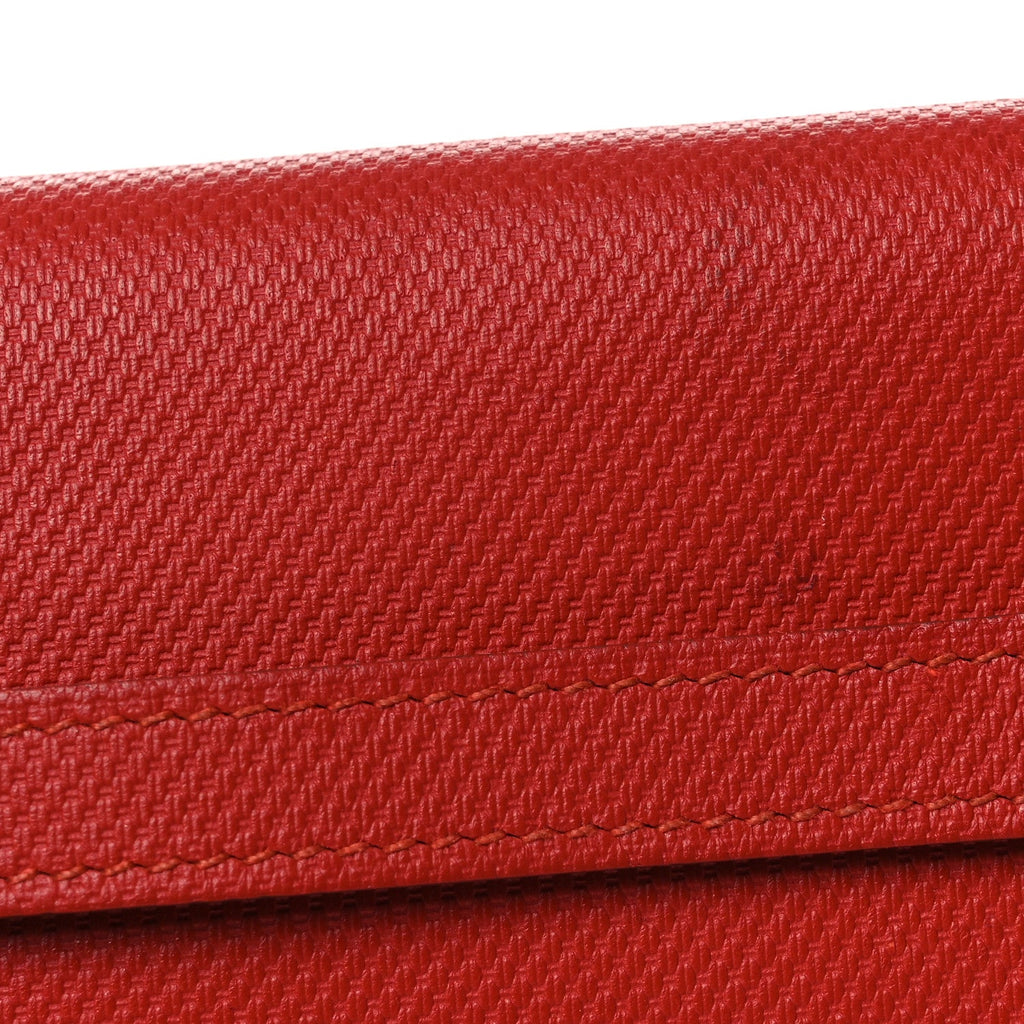 Grain d'H Kelly Longue Wallet Sanguine