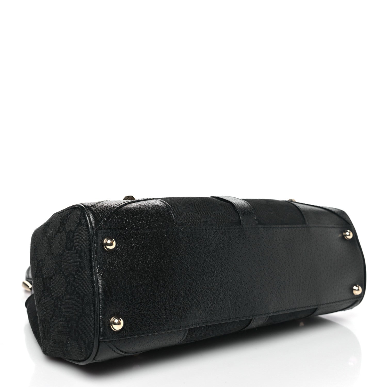 Monogram Calfskin Large Bardot Tote Black