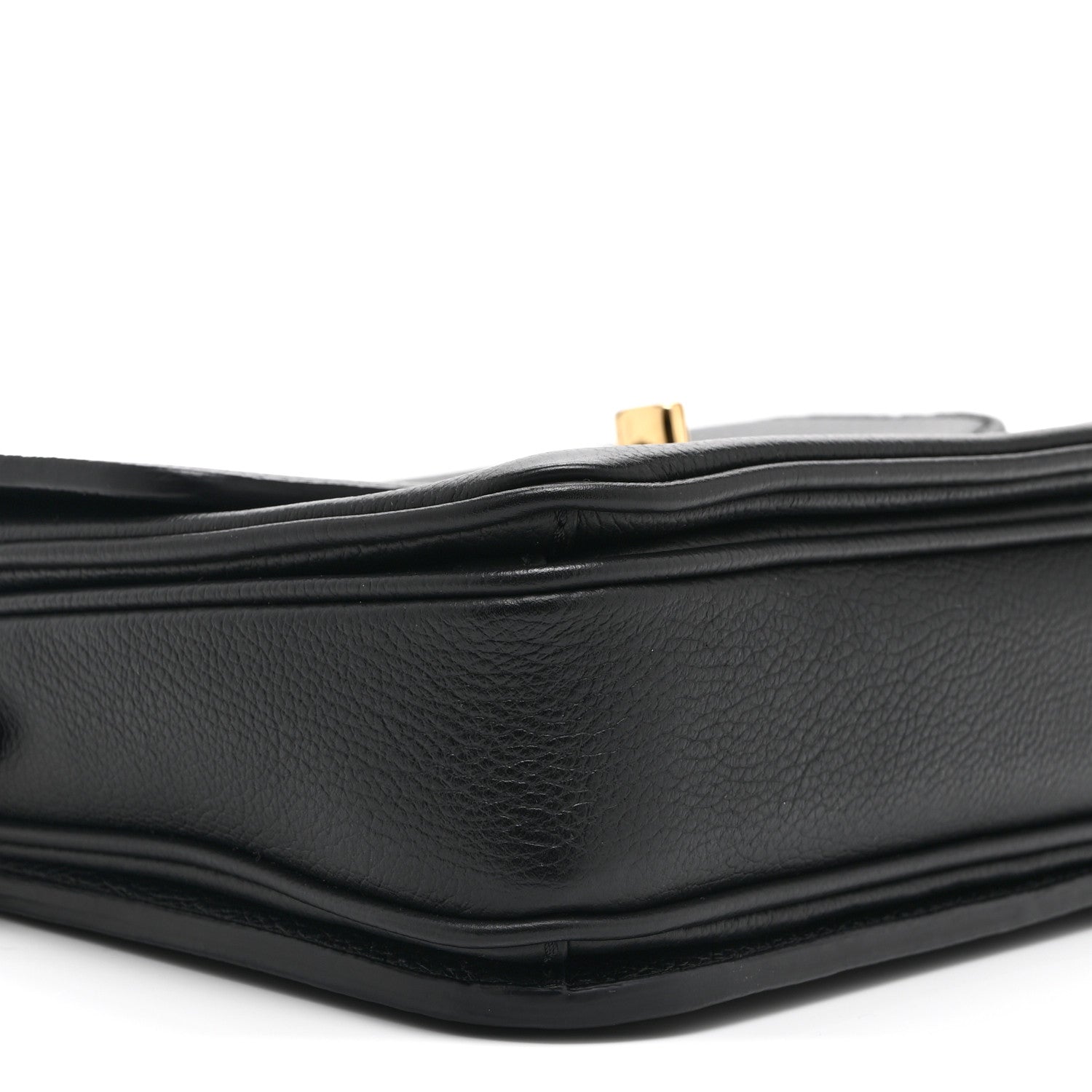 Grained Calfskin Lockme Oxford Black