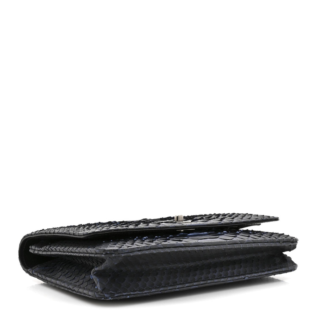 Snakeskin Wallet On Chain WOC Navy
