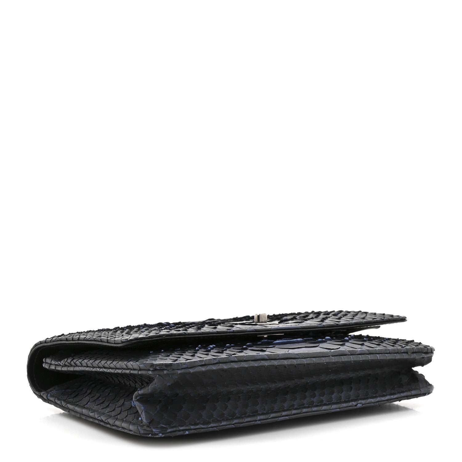 Snakeskin Wallet On Chain WOC Navy