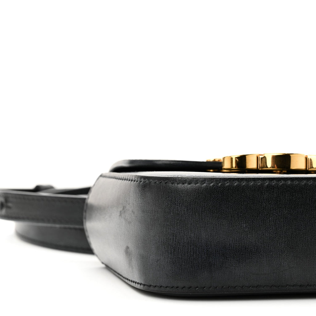 Shiny Calfskin Mini Triomphe Black