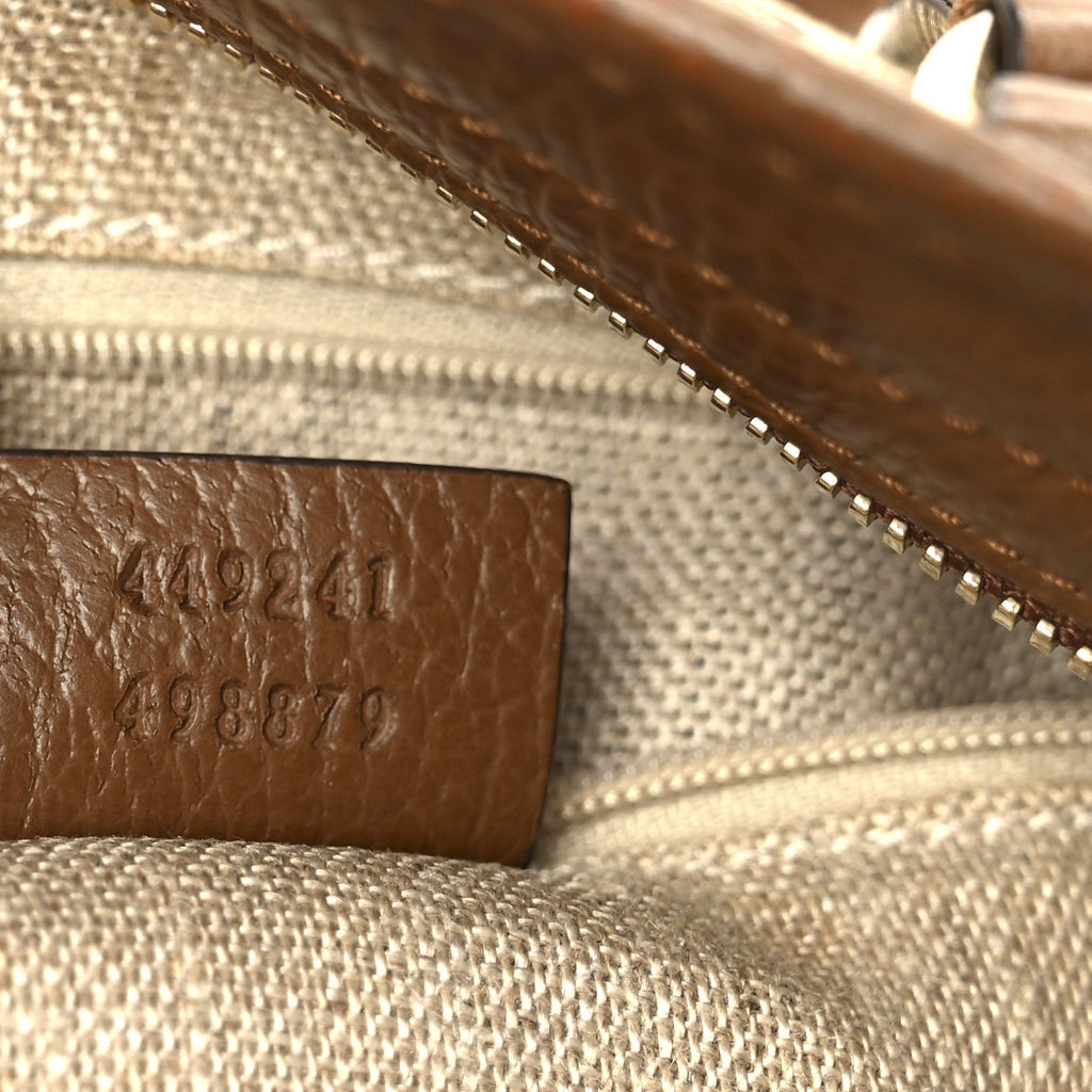 Monogram Small Bree Tote Beige Tabacco