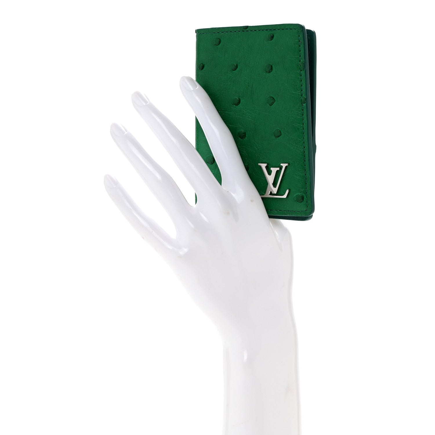 Ostrich Pocket Organizer Vert