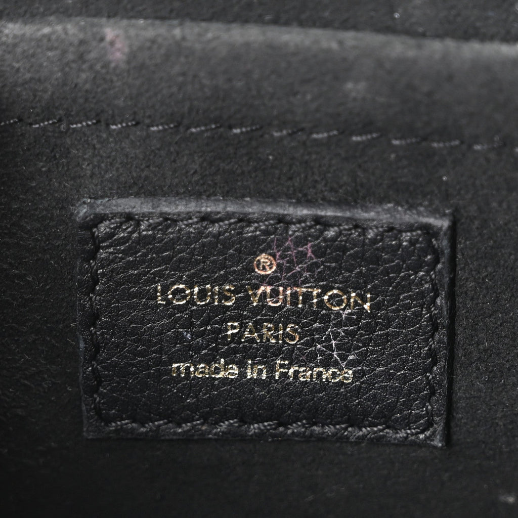 Grained Calfskin Lockme Tender Black