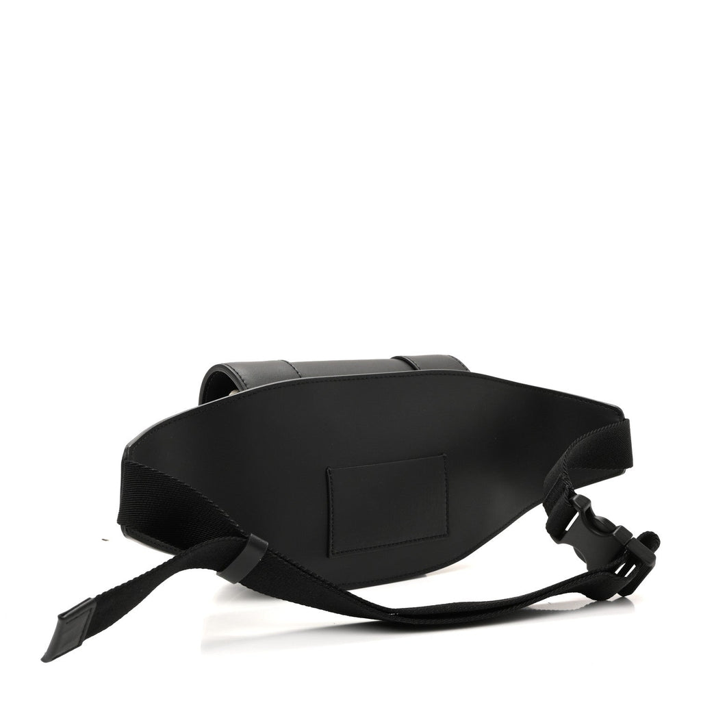Calfskin Mini Supervee Belt Bag Black
