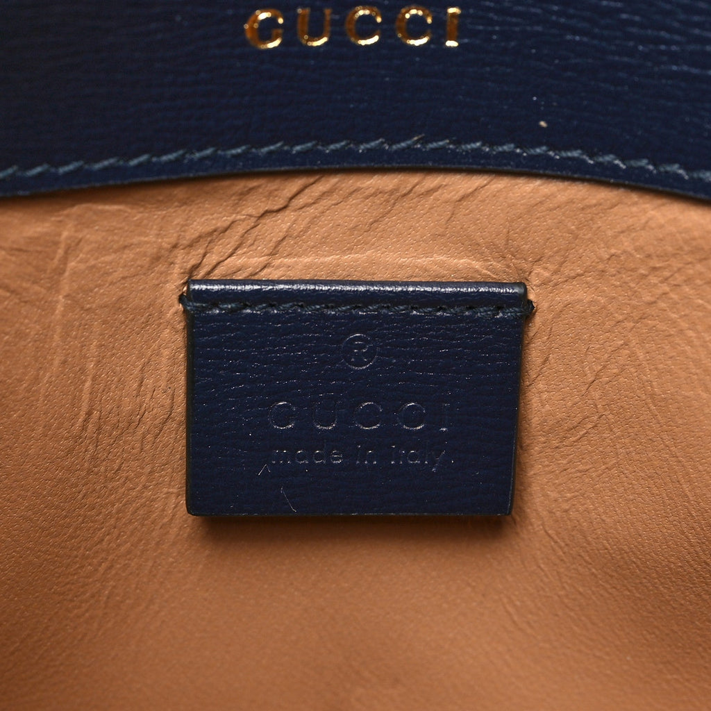 Casy Wool Azalea Calfskin Mini Horsebit 1955 Shoulder Bag Blue China