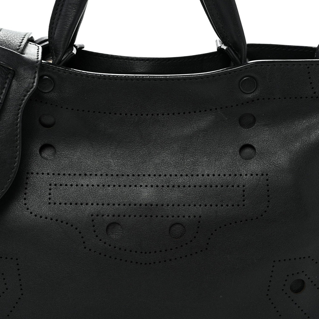 Veau Soyeux Perforated Blackout Hardware S City Black