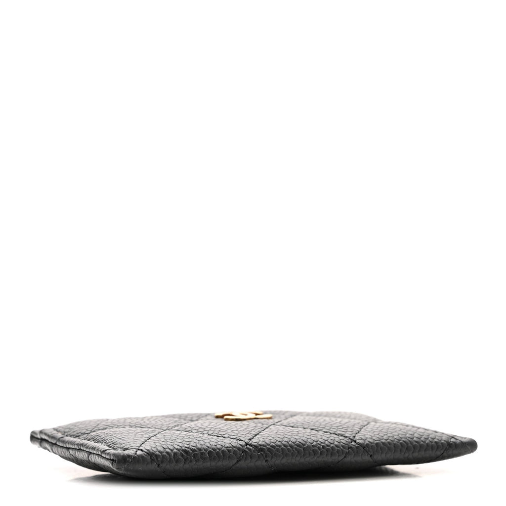 Caviar Quilted  Holder Black