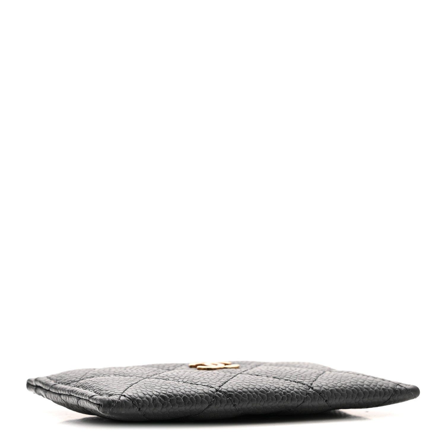 Caviar Quilted  Holder Black
