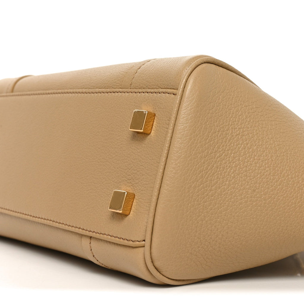 Grained Calfskin Small New Luggage Sandcastle
