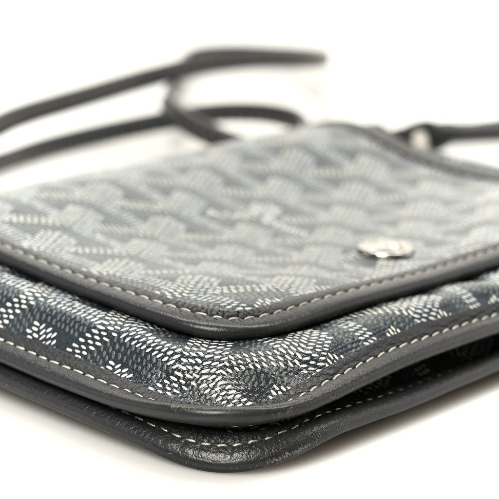 Goyardine Plumet Wallet Clutch Grey