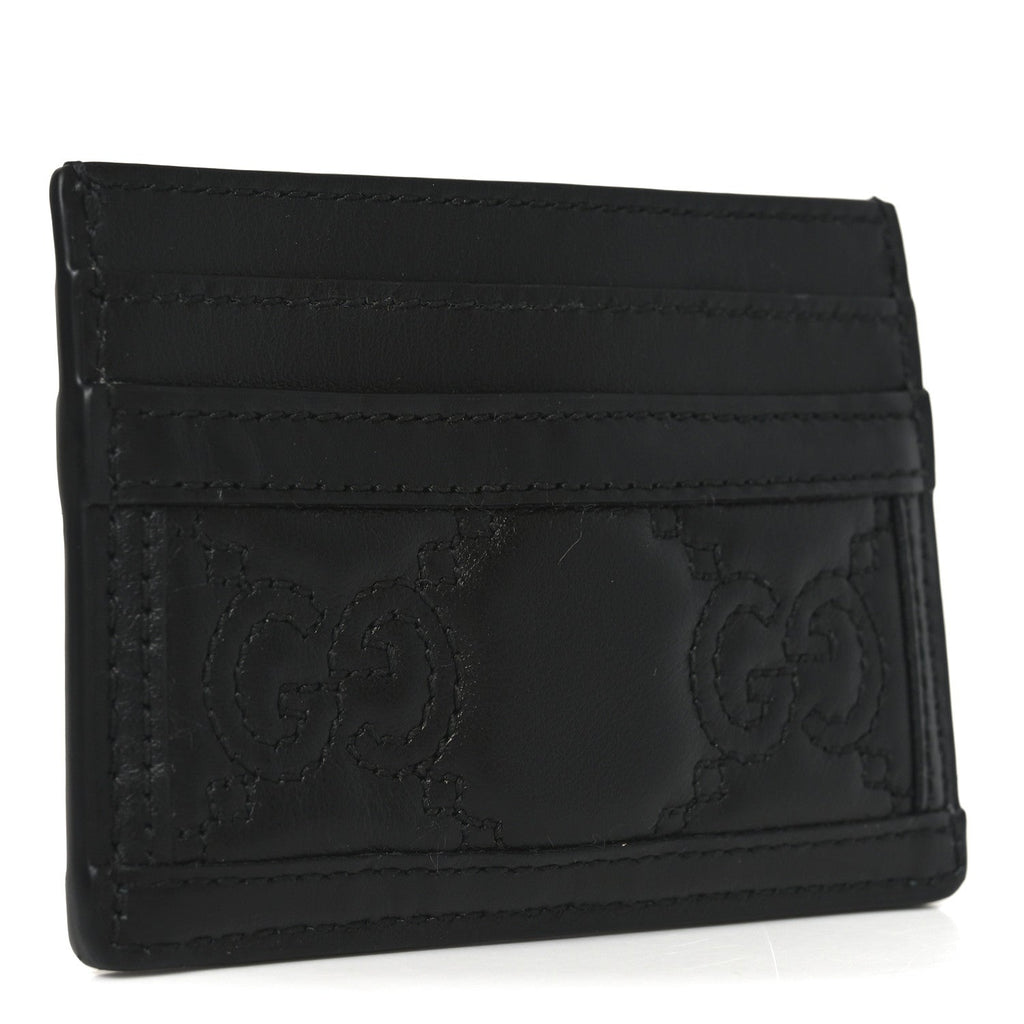 Calfskin GG Matelasse  Holder  Black