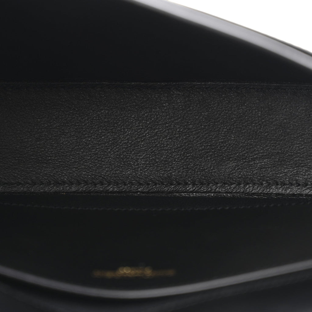 Box Calfskin Mini Voltaire Shoulder Bag Black