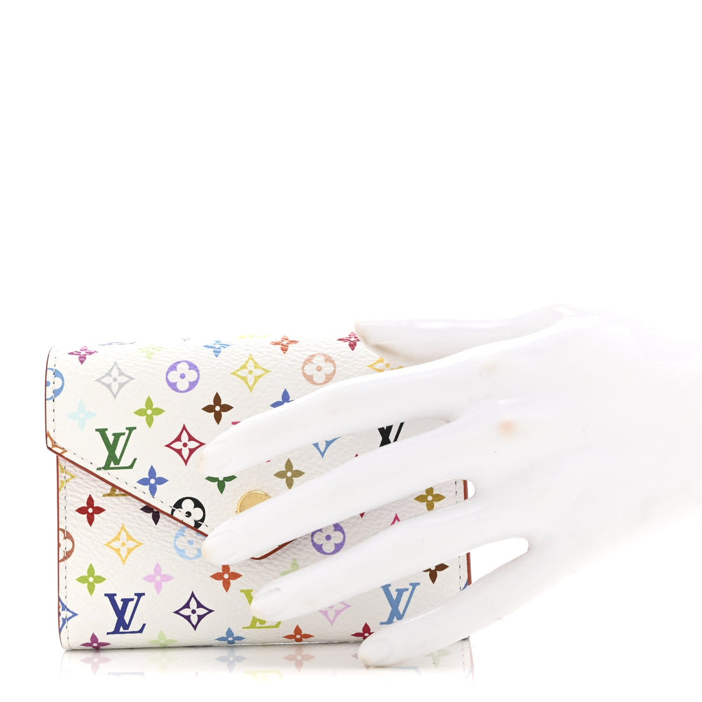 LV x TM Monogram Multicolor Victorine Wallet White
