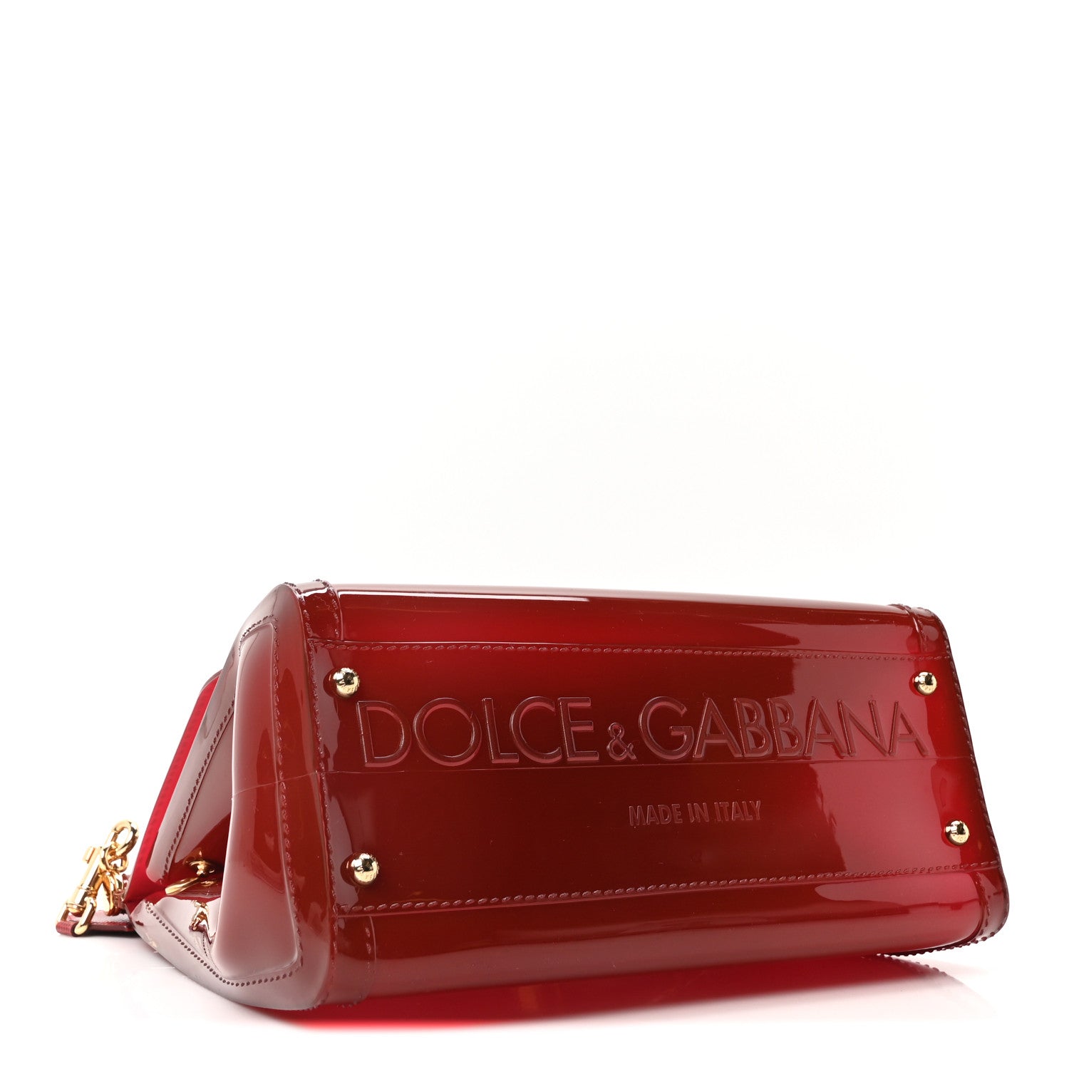 PVC Miss Sicily Satchel Red
