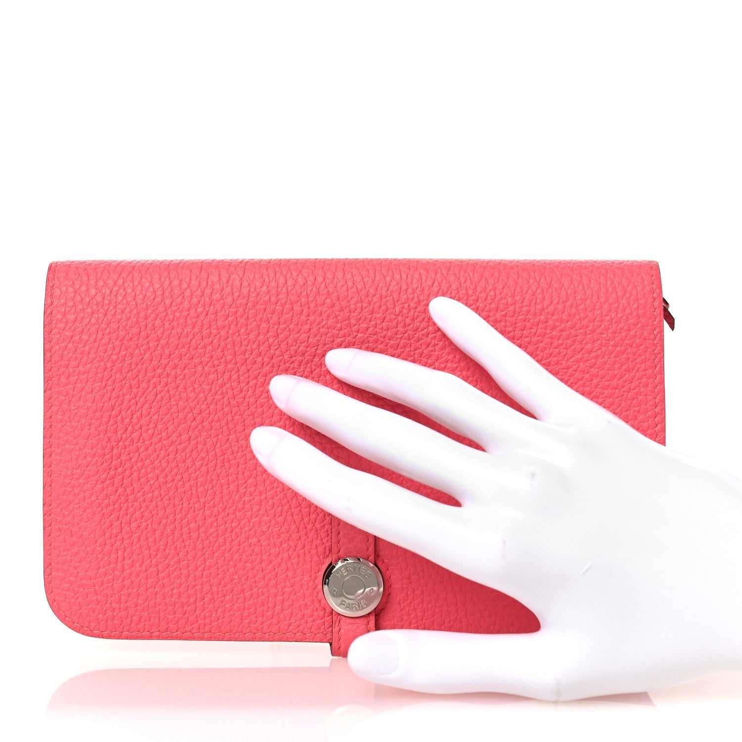 Togo Dogon Duo Wallet Rose Lipstick