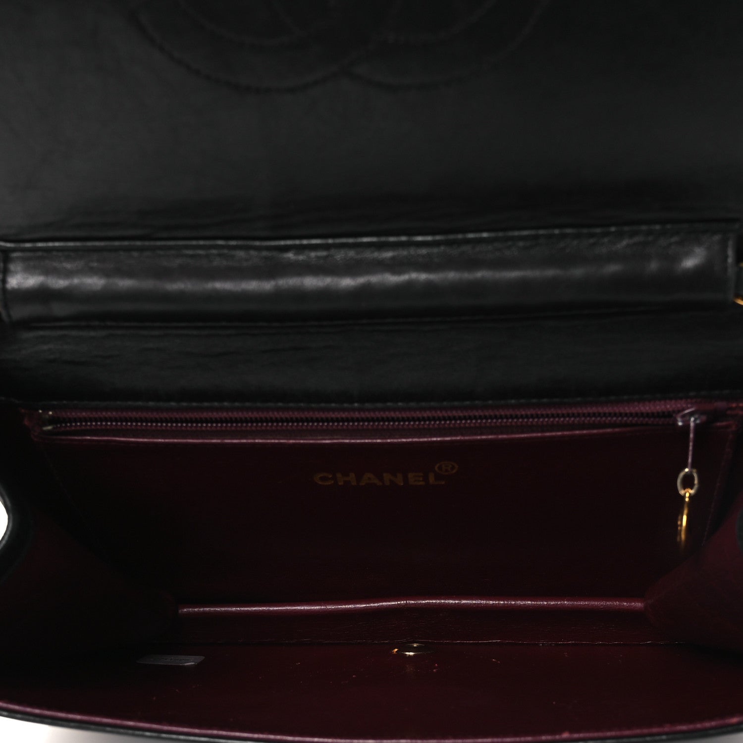 Lambskin Quilted Small Single Flap Bag Black