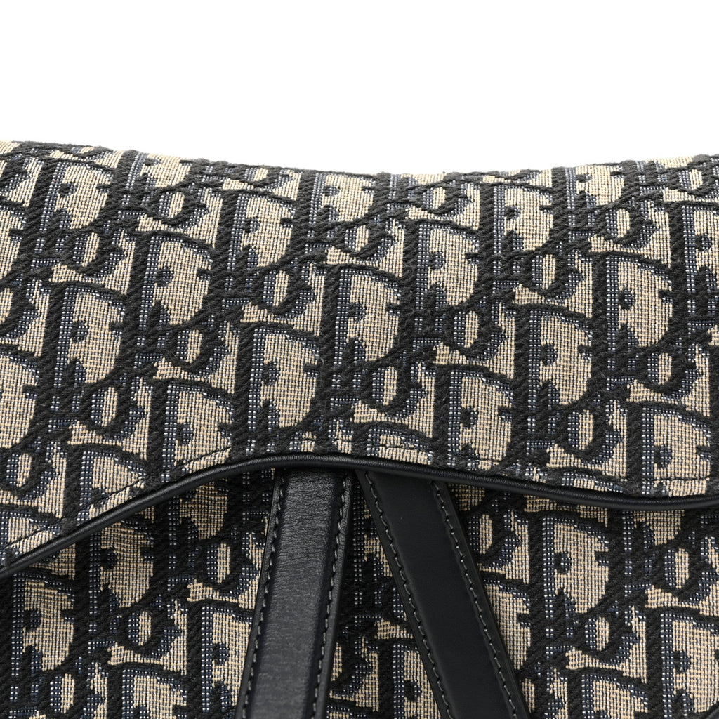 Oblique Saddle Bag Blue