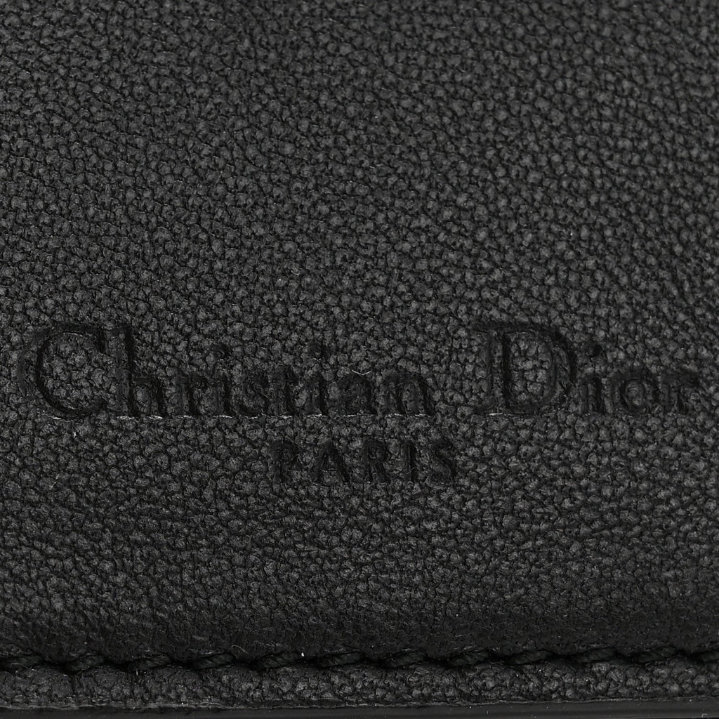 Lambskin Cannage Lady Dior Lotus Wallet Black