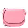 Calfskin Flap Crossbody Bag Peony