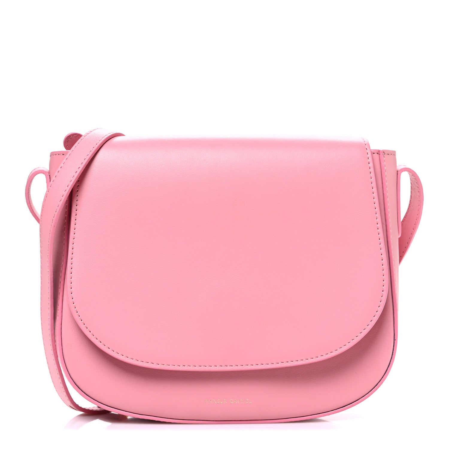 Calfskin Flap Crossbody Bag Peony
