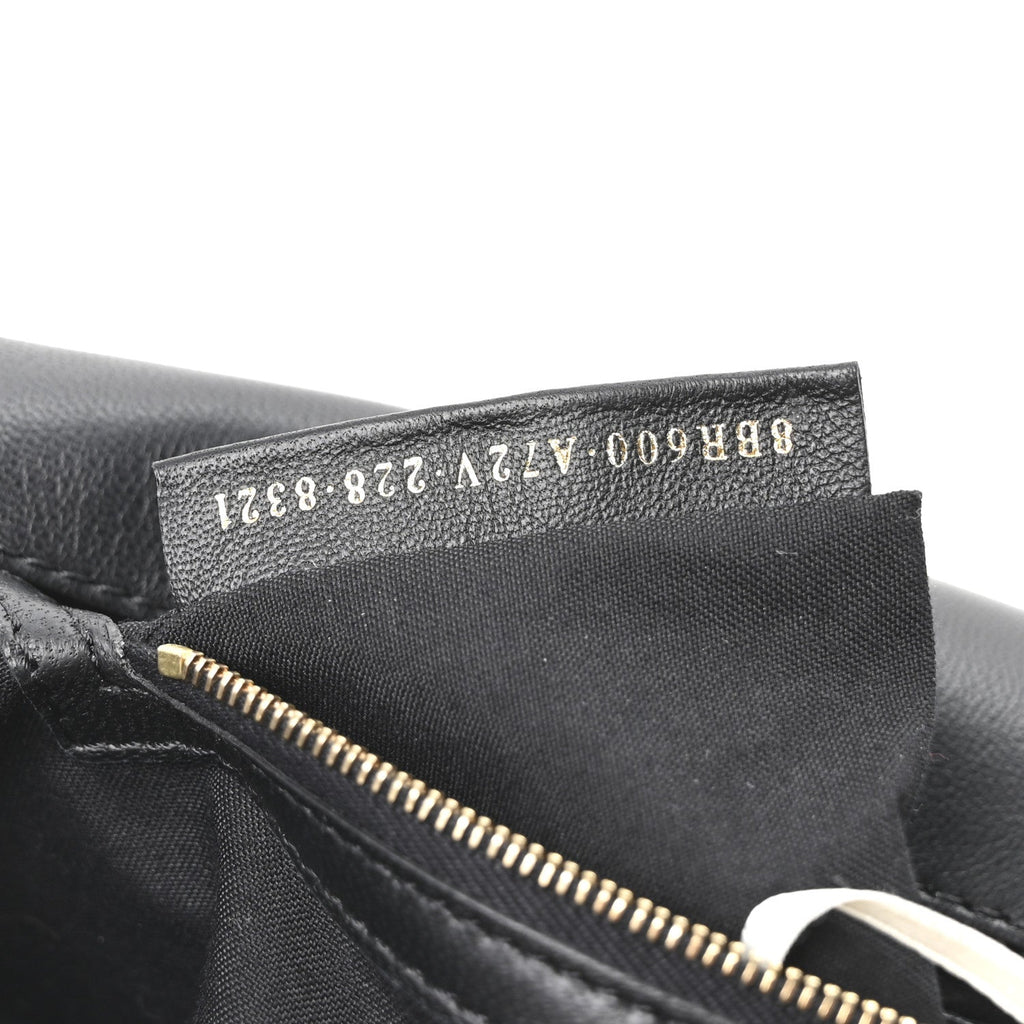Nappa FF 1974 Embossed Baguette Black