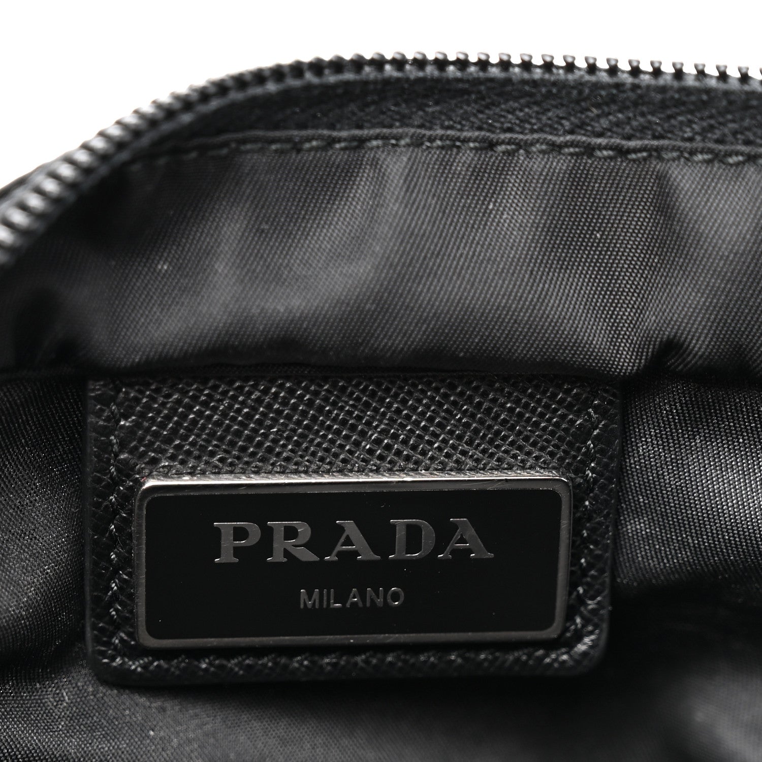 Nylon Vela Flat Messenger Bag Black