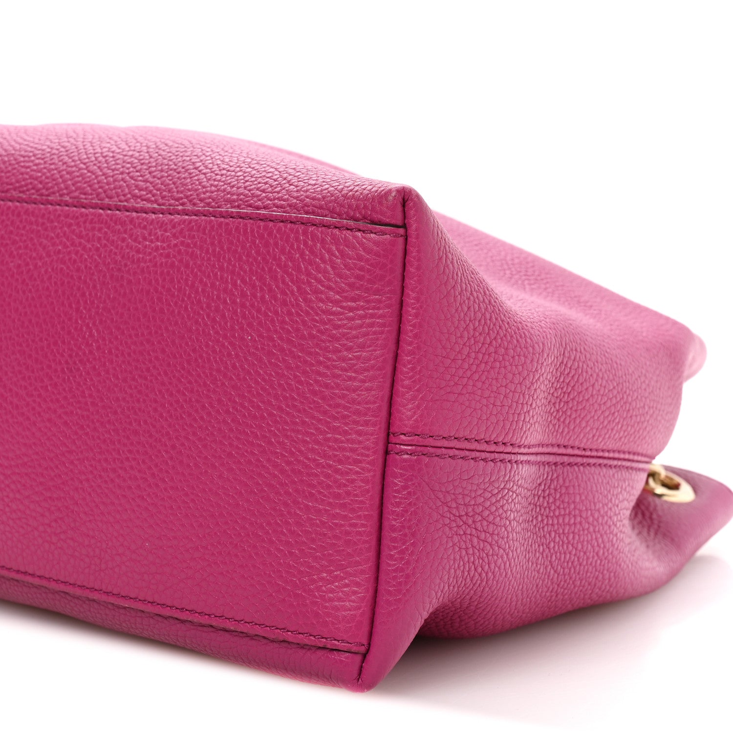 Cellarius Calfskin Medium Soho Chain Shoulder Bag Bright Bouganville
