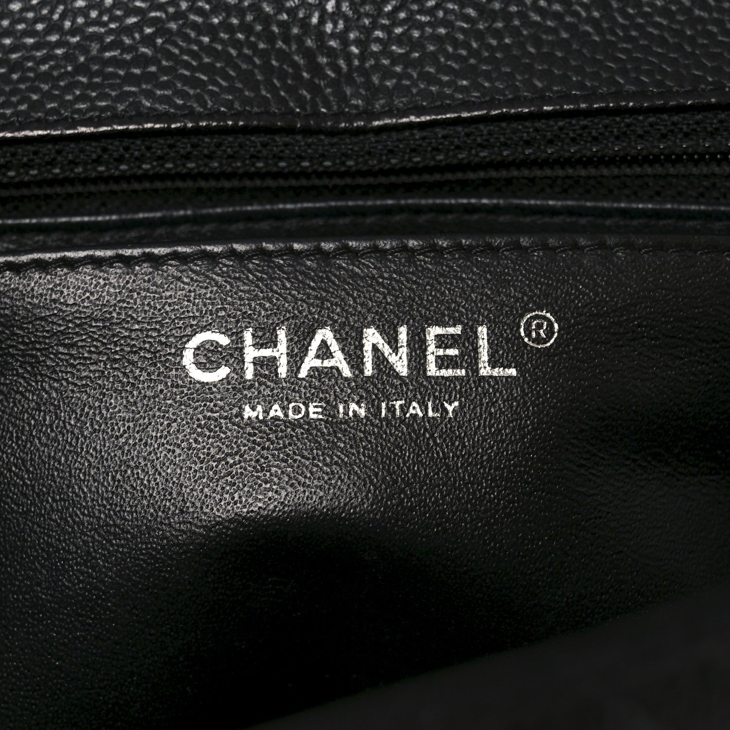 Caviar Quilted Jumbo Single Flap Black
