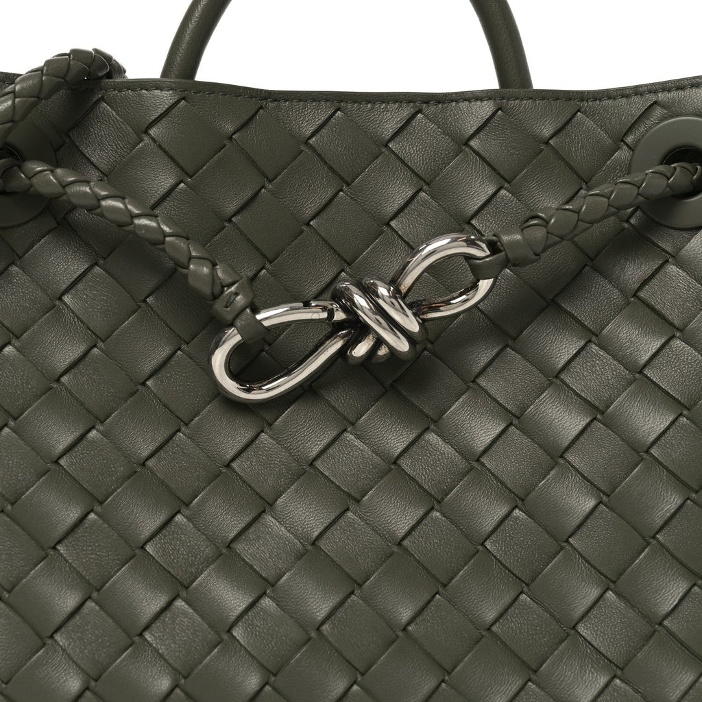 Nappa Intrecciato Small Andiamo Shoulder Bag Pickle