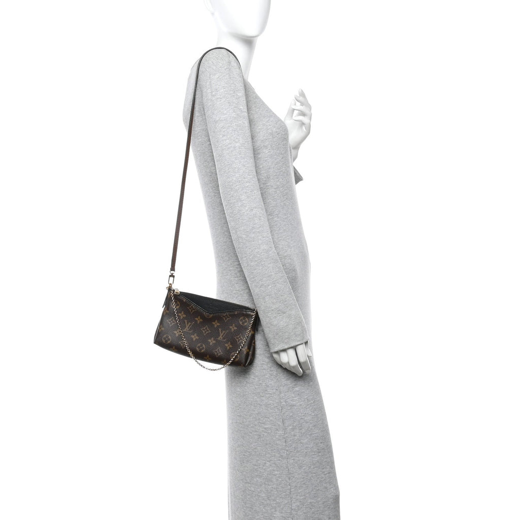Monogram Pallas Clutch Black