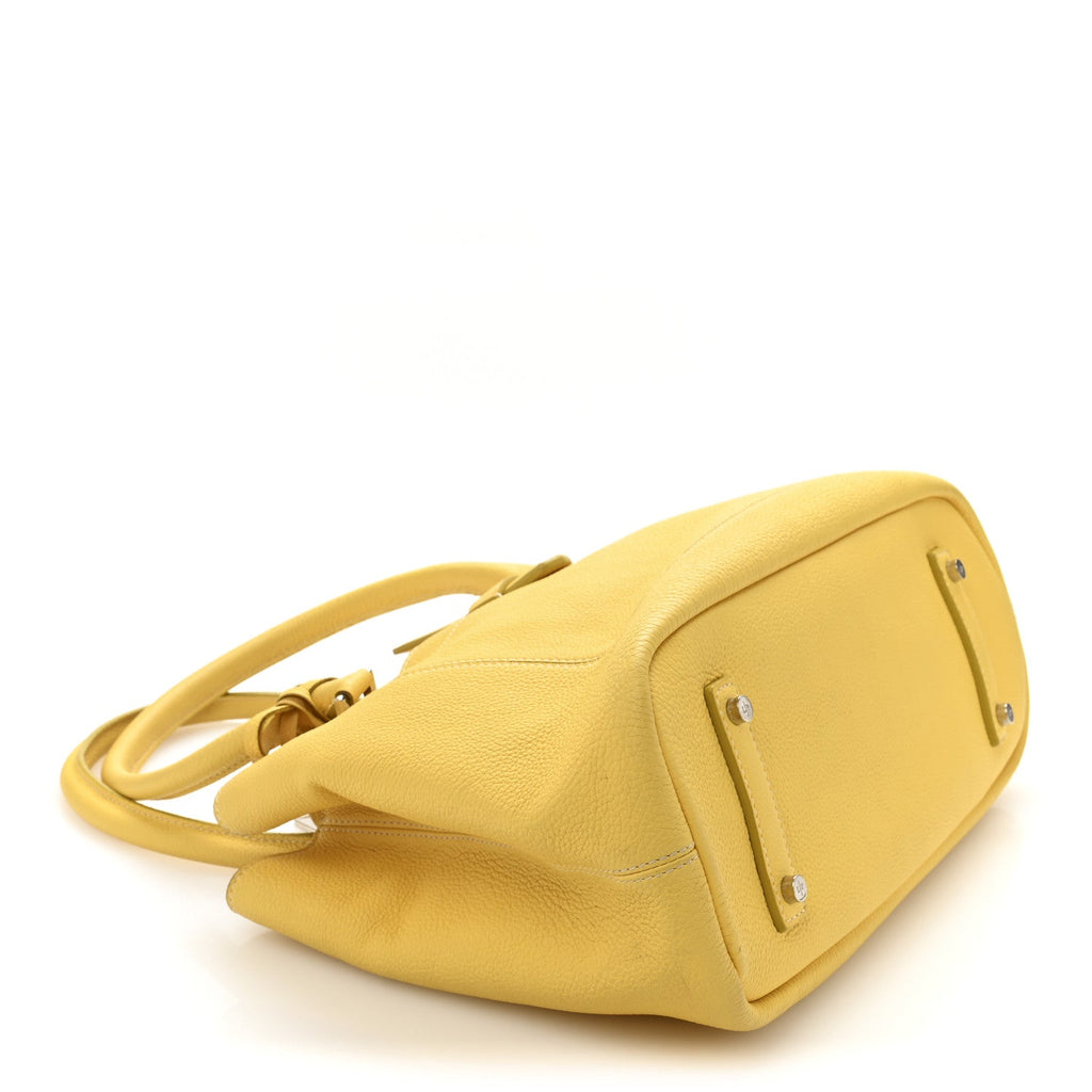 Grained Calfskin Bellevue Odessa Yellow