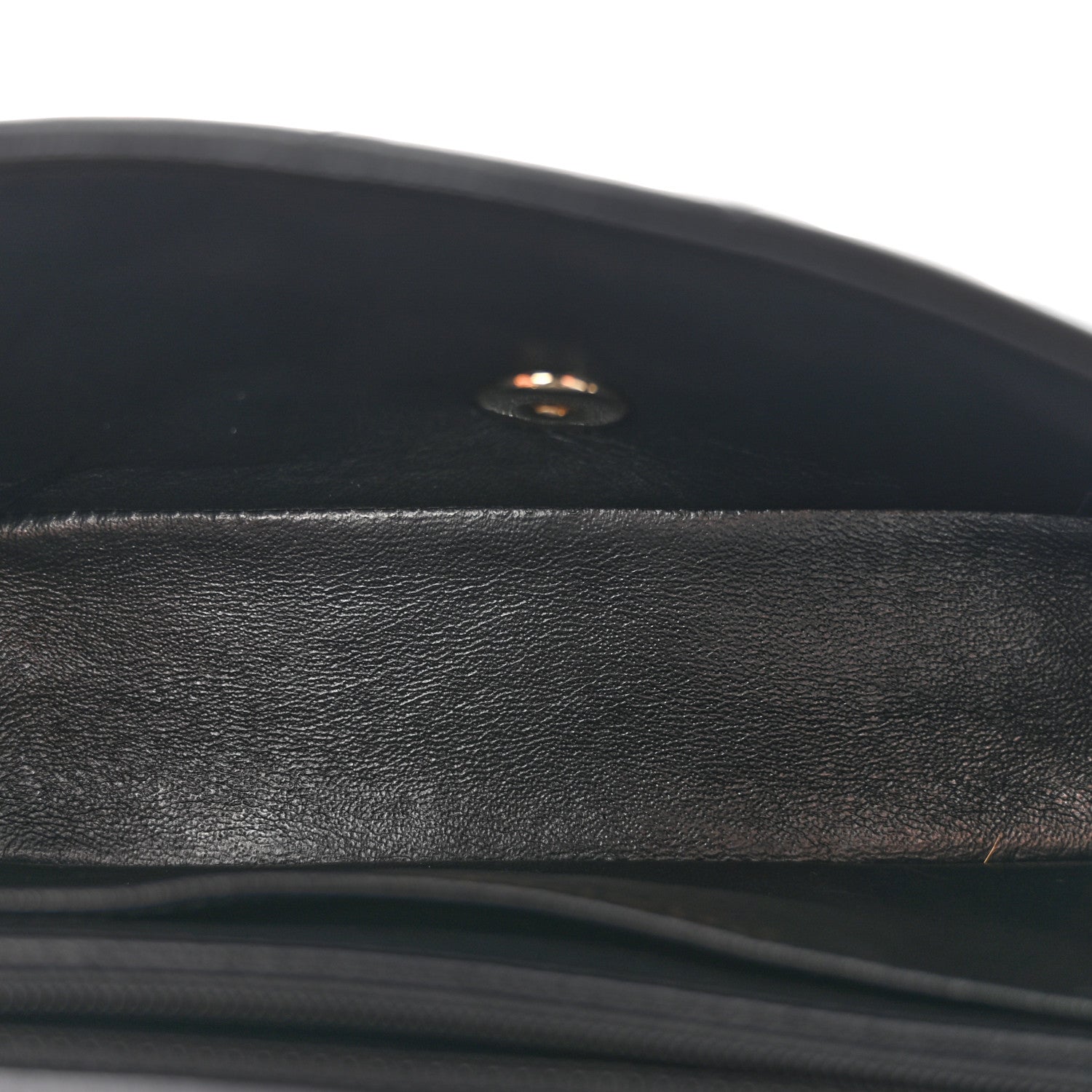 Lambskin Quilted Mini Coco Charms Rectangular Flap Black