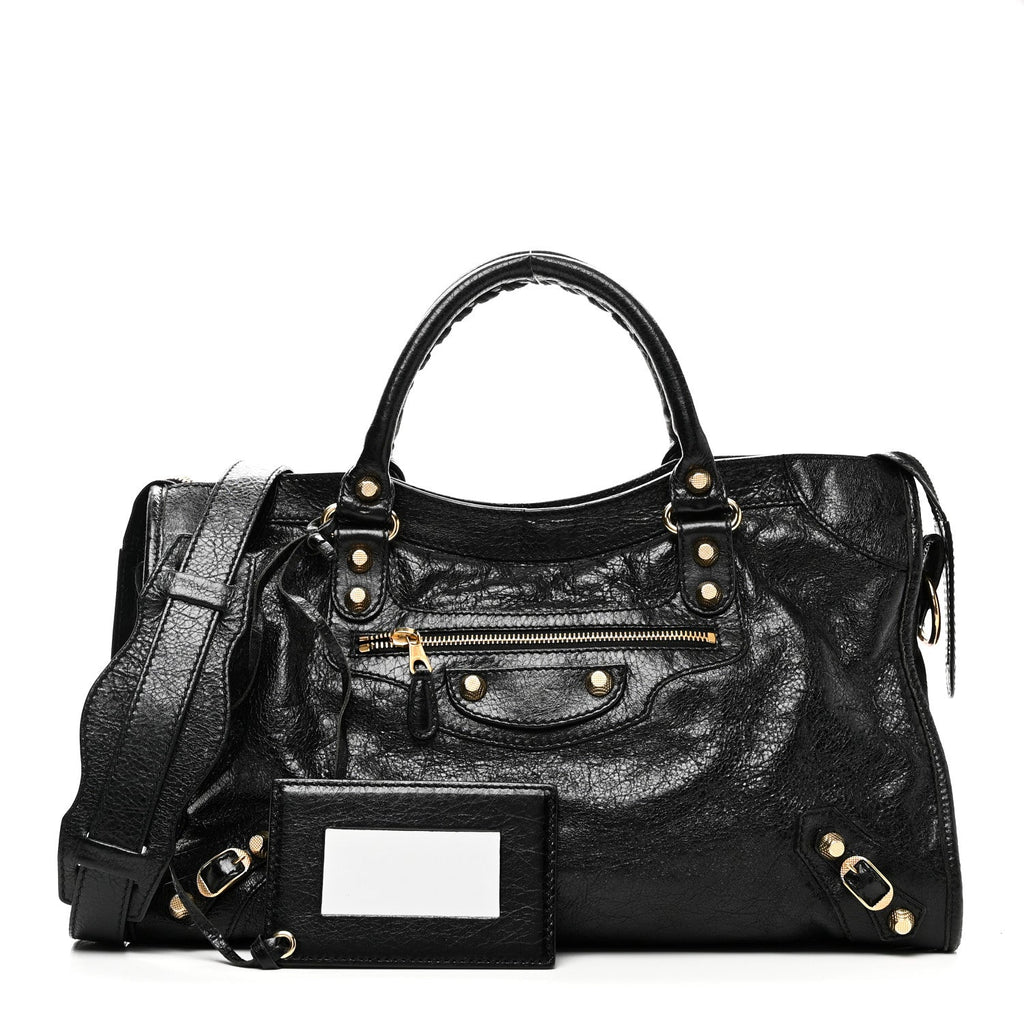 Agneau Giant 12 Gold Hardware City Black