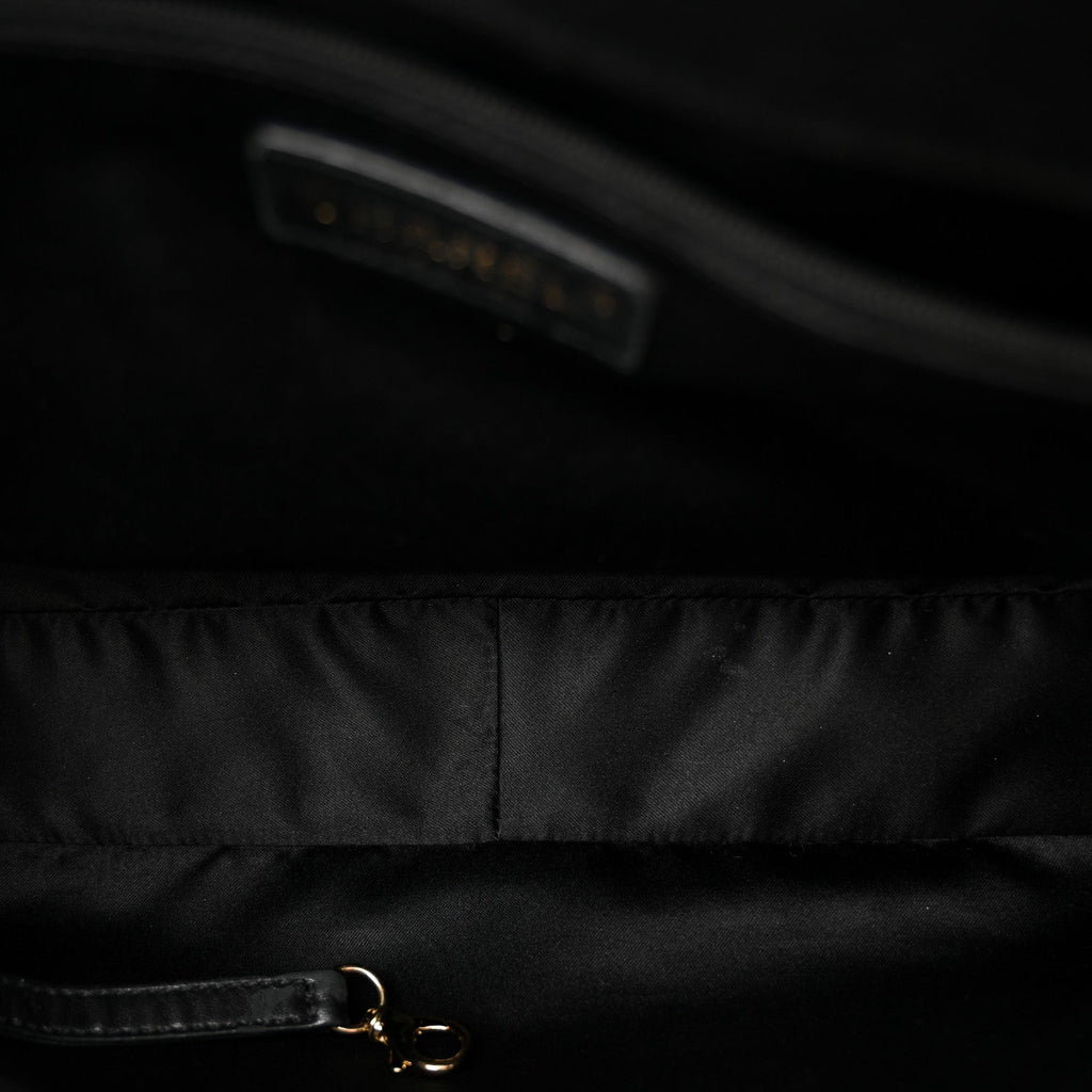 Caviar Quilted Grand Shopping Tote GST Black