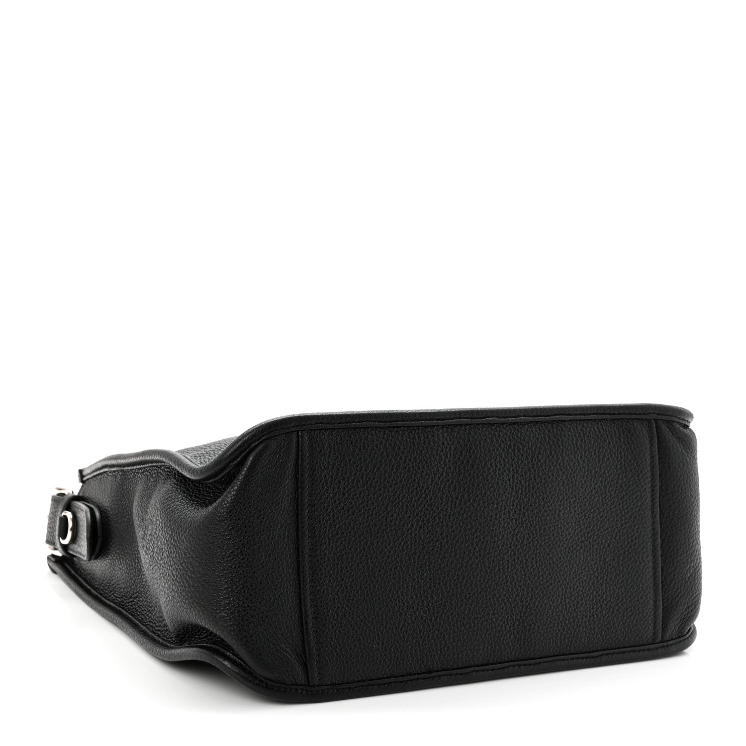 Vitello Daino Soft Hobo Messenger Bag Black