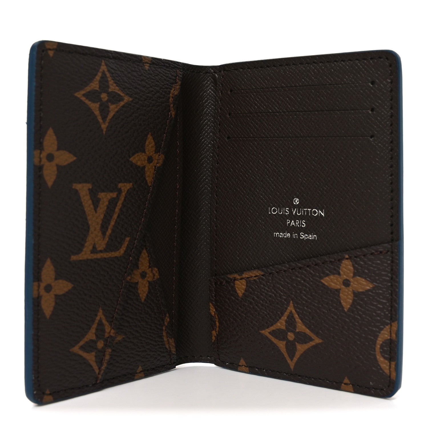 Monogram Pocket Organizer NM Atlantic Blue