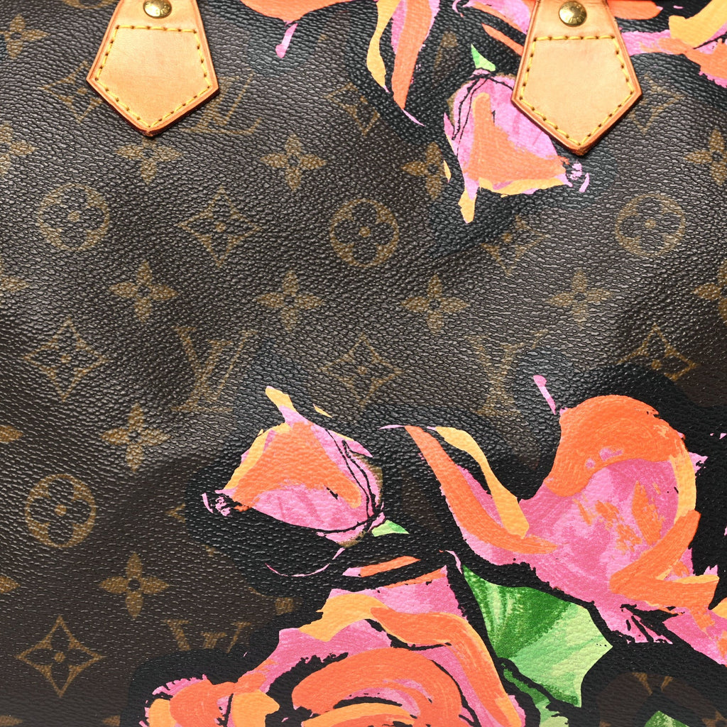 Monogram Roses Speedy 30