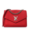Soft Calfskin My Lockme Chain Bag BB Poppy