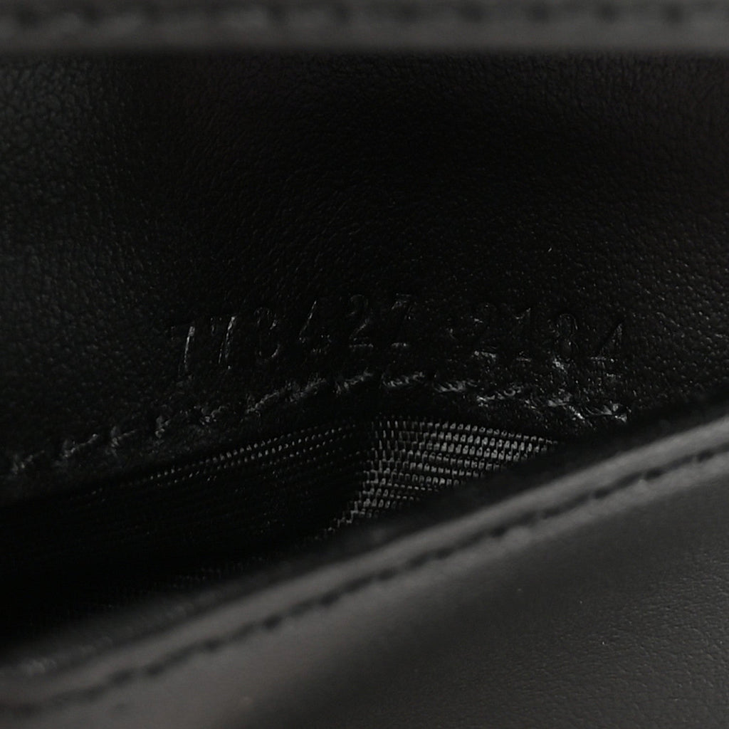 Calfskin Matelasse GG Marmont  Case Wallet Black