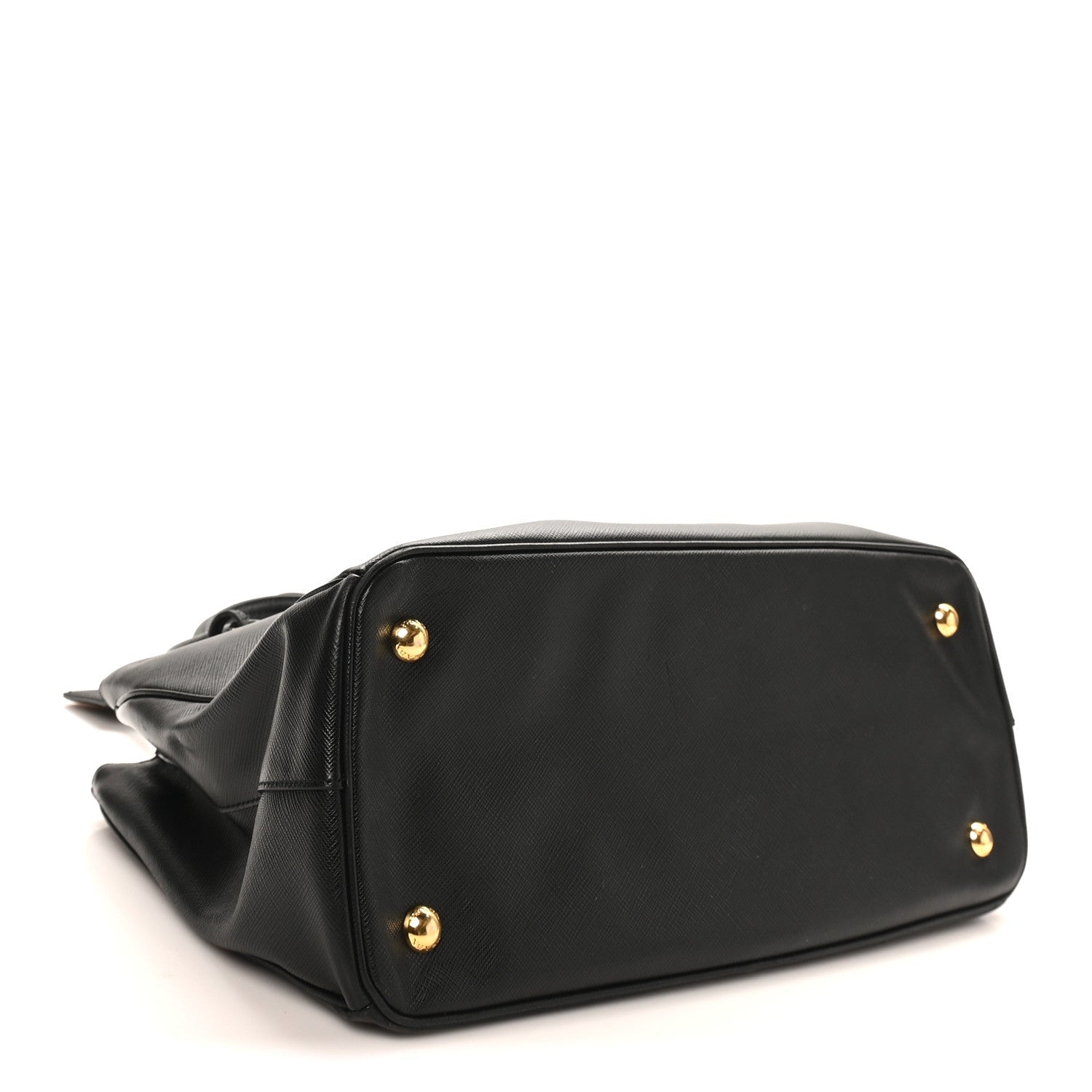 Saffiano Lux Medium Tote Black