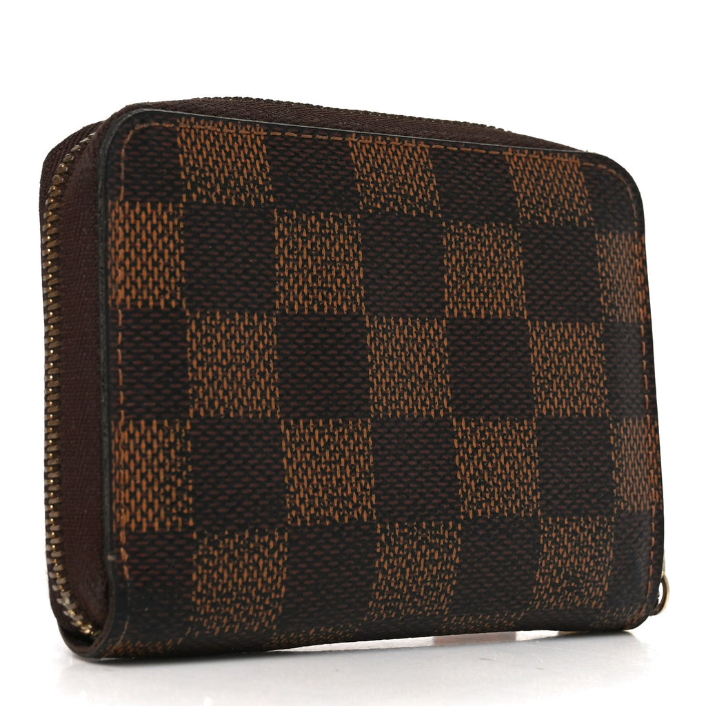 Damier Ebene Zippy Coin Purse