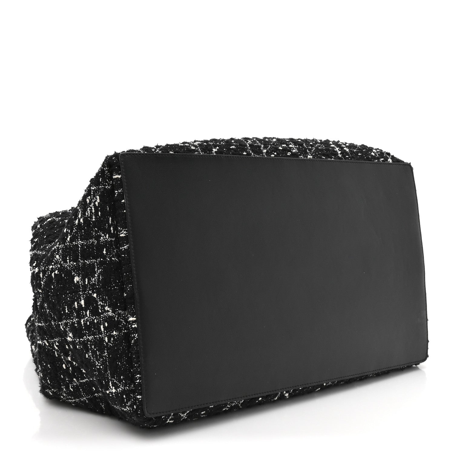 Tweed Cannage Large Toujours Black White