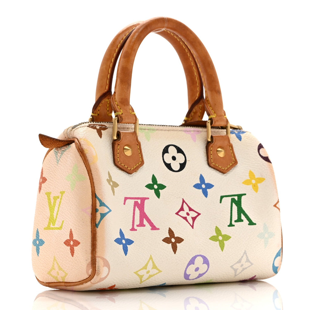 Monogram Multicolor Mini Sac HL Speedy White