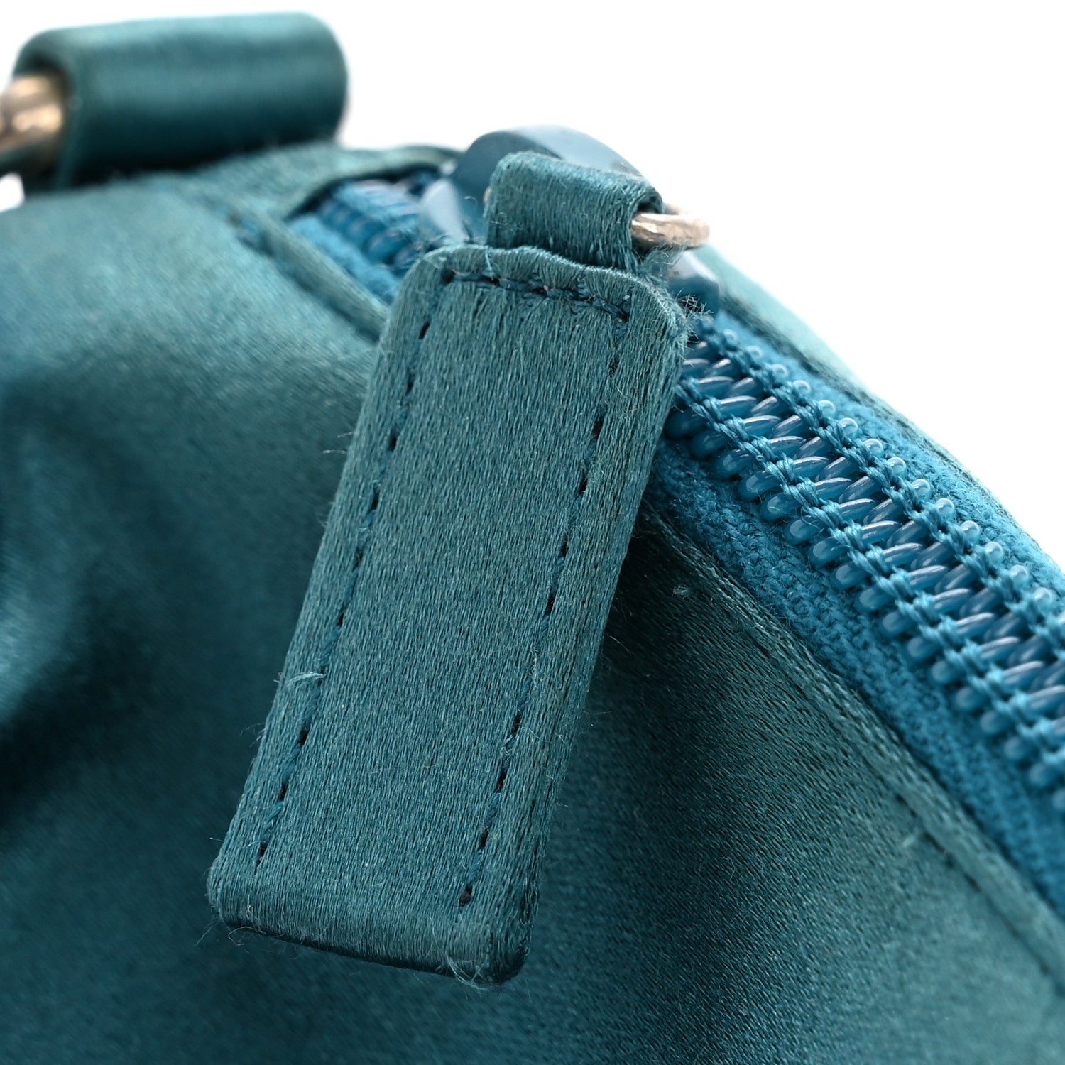 Satin Soft Evening Bag Turchese