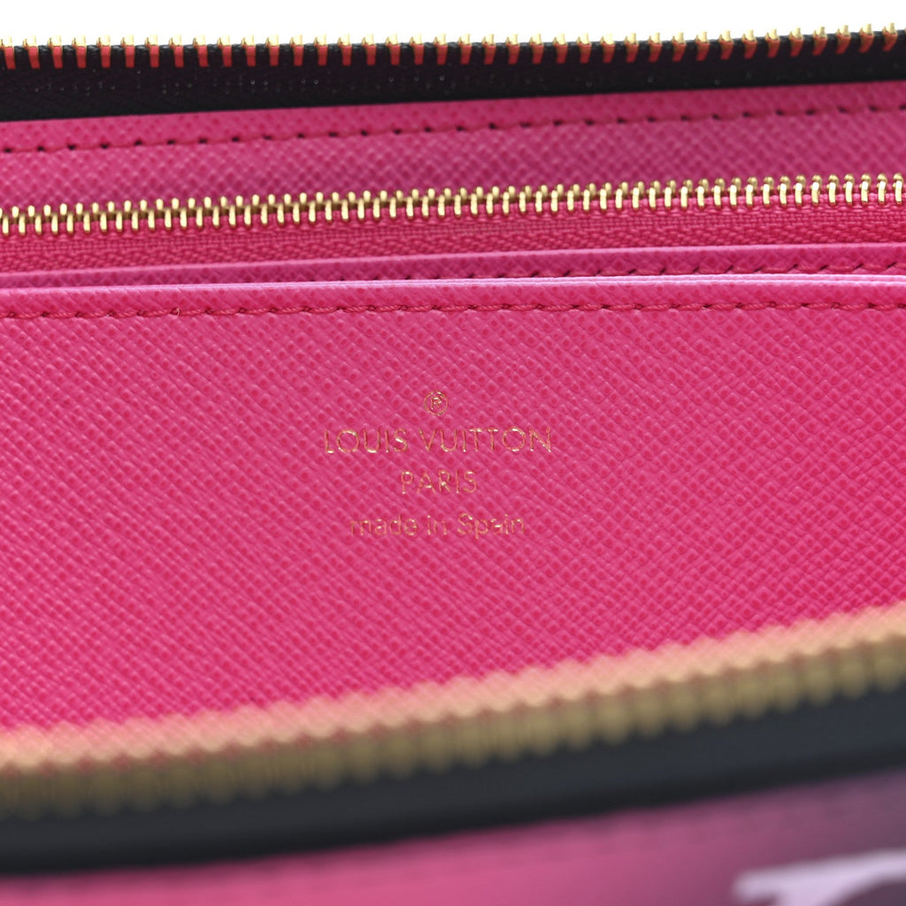 Monogram Giant Spring In The City Zippy Wallet Midnight Fuchsia