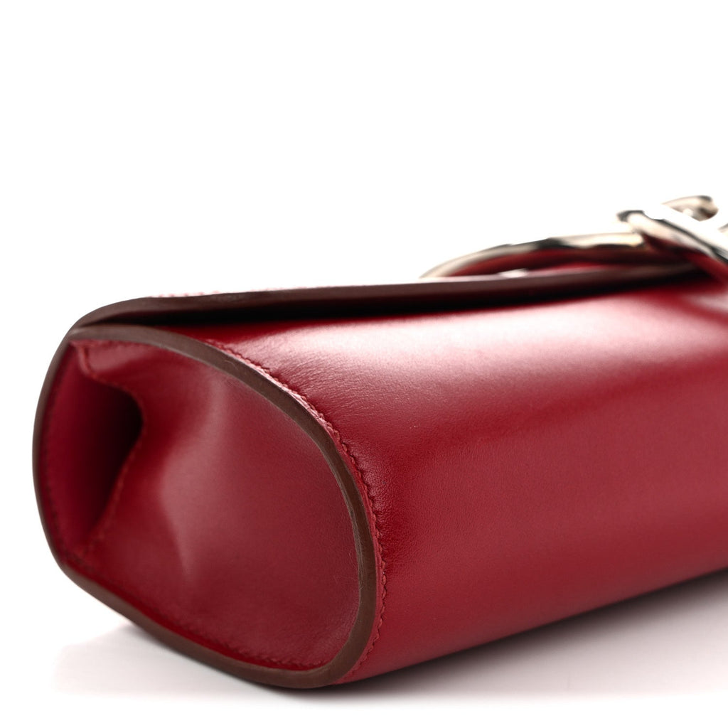 Tadelakt Egee Clutch Rouge Vif