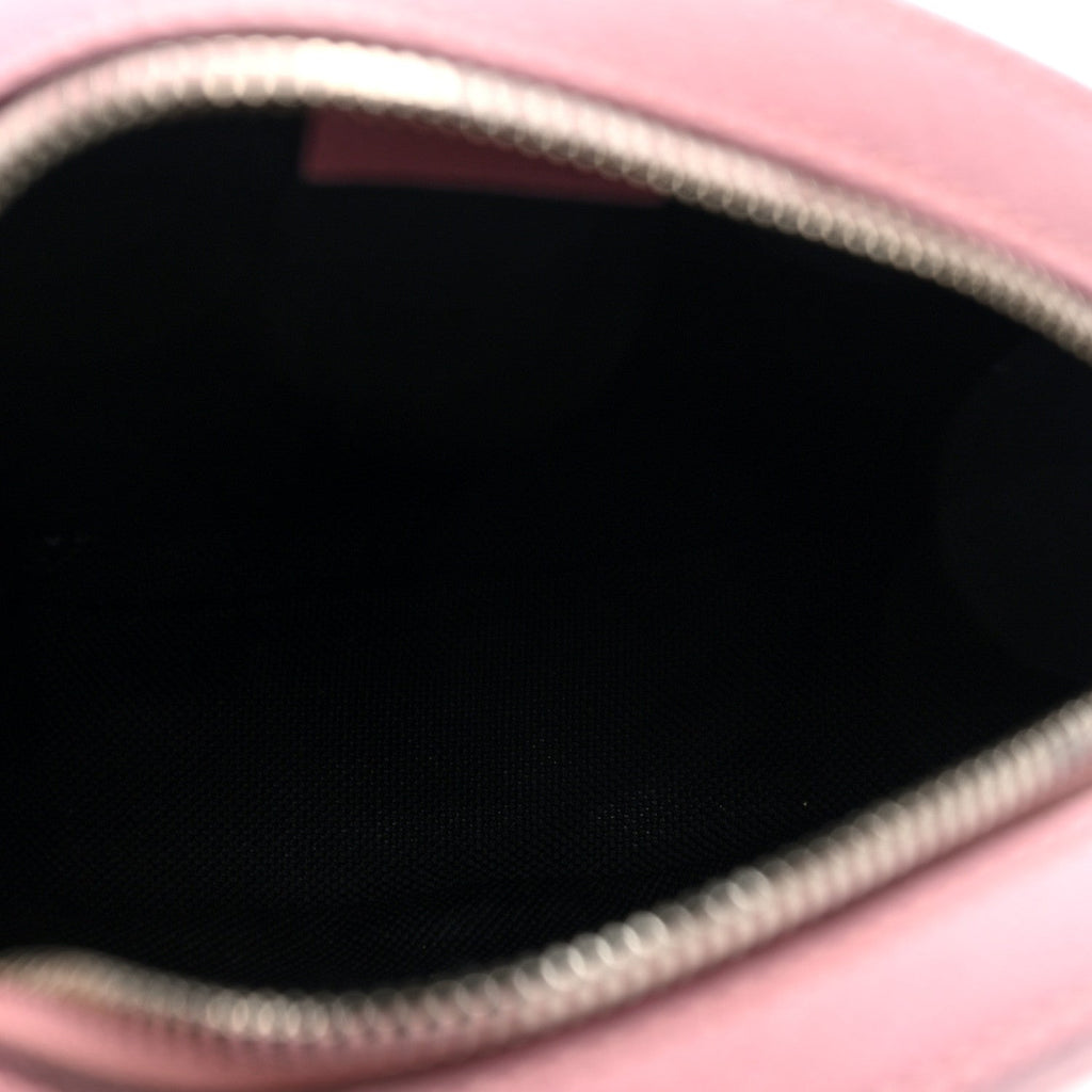 GG Supreme Monogram Psychedelic Round Shoulder Bag Black Multicolor Sugar Pink