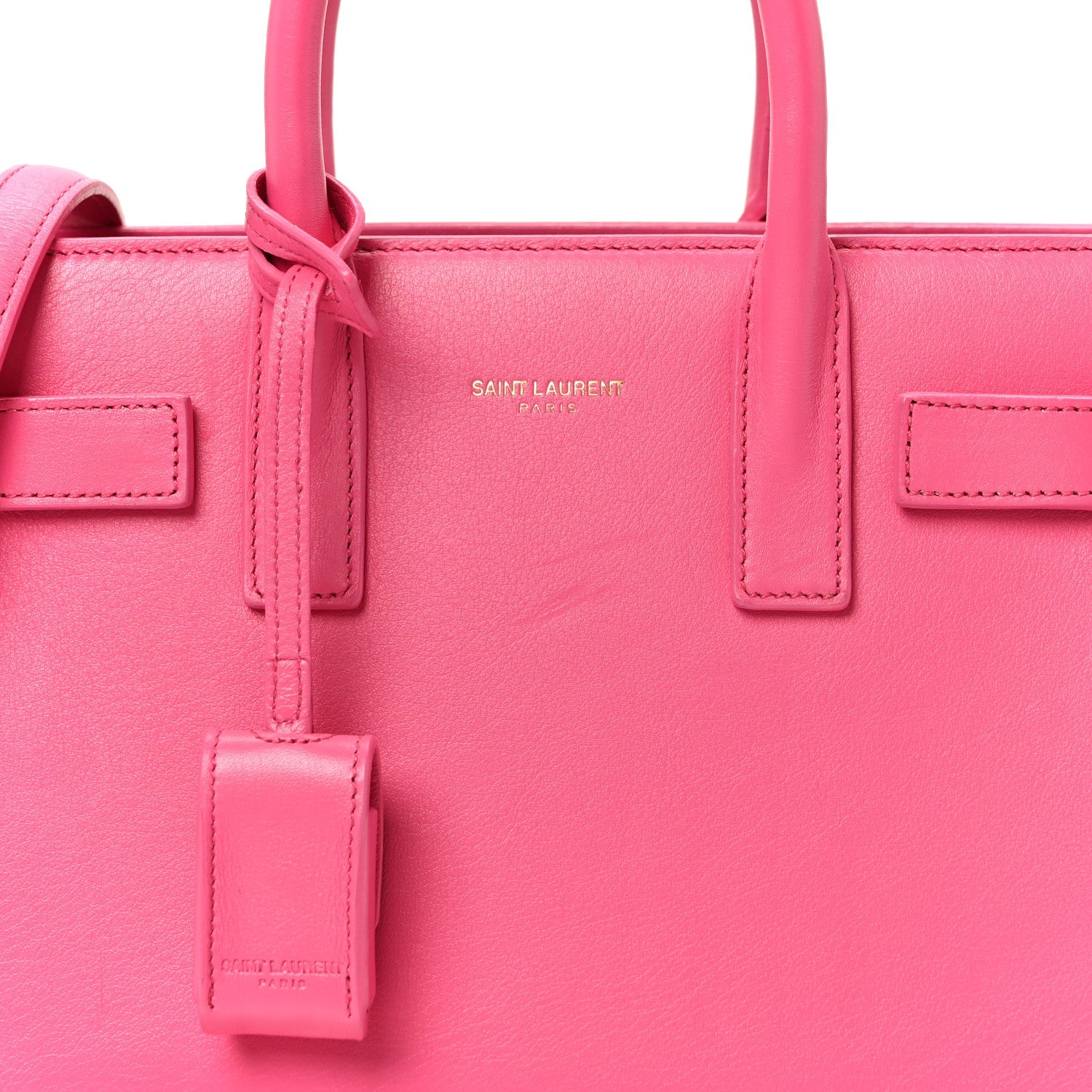 Calfskin Nano Sac De Jour Lipstick Fuchsia